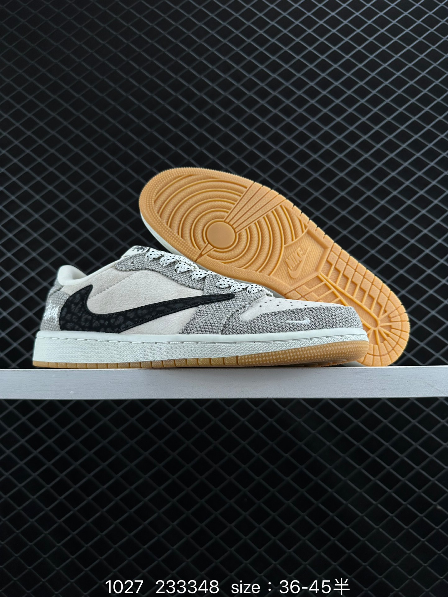 Travis Scott x Air Jordan 1 ” Reverse Mocha “